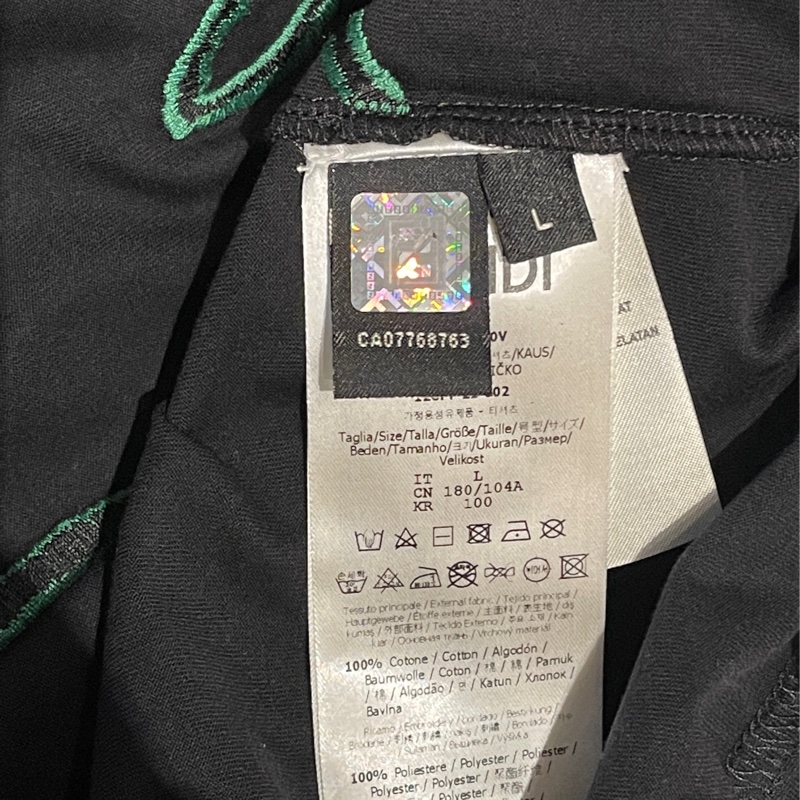 Fendi logo短袖T恤-4