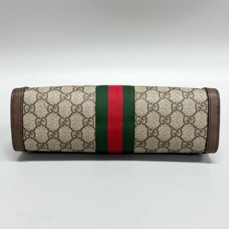 GUCCI古馳ophidia系列OP小號夾子包金色鏈條包🌐-12