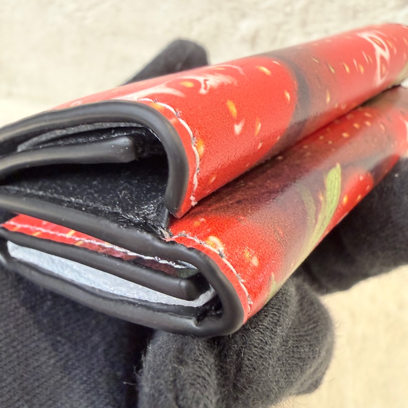 Balenciaga✨巴黎世家草莓卡包零錢包短夾-5