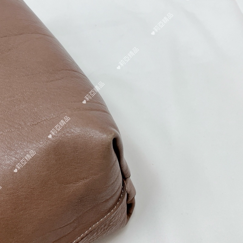 莉亞精品♡ Tod’s 牛皮藕紫手提肩背包 二手美包-11