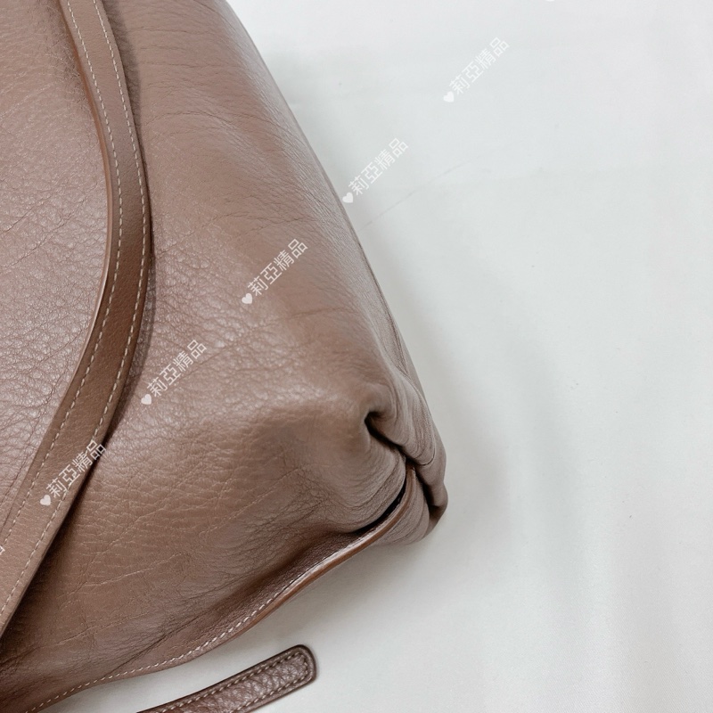 莉亞精品♡ Tod’s 牛皮藕紫手提肩背包 二手美包-13