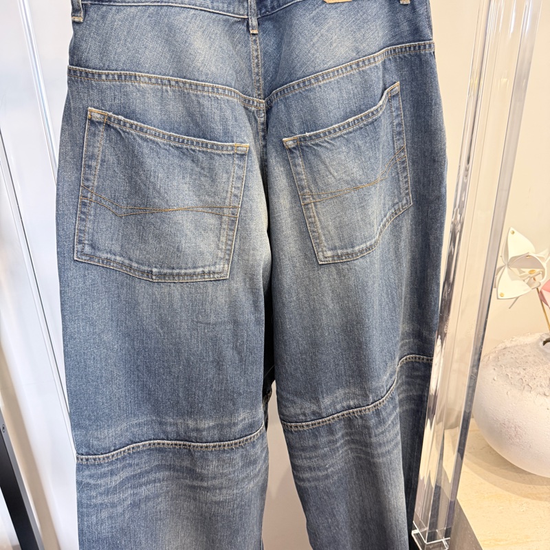 Balenciaga✨ 2026櫃上款5萬多 MEN'S BAGGY PANTS IN LIGHT BLUE #XS-5