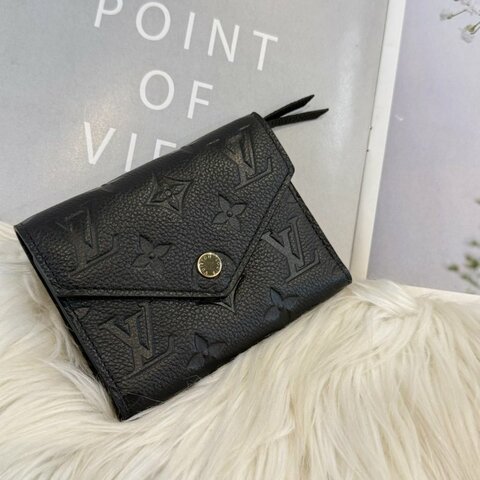 全新 LV Victorine 黑壓紋短夾