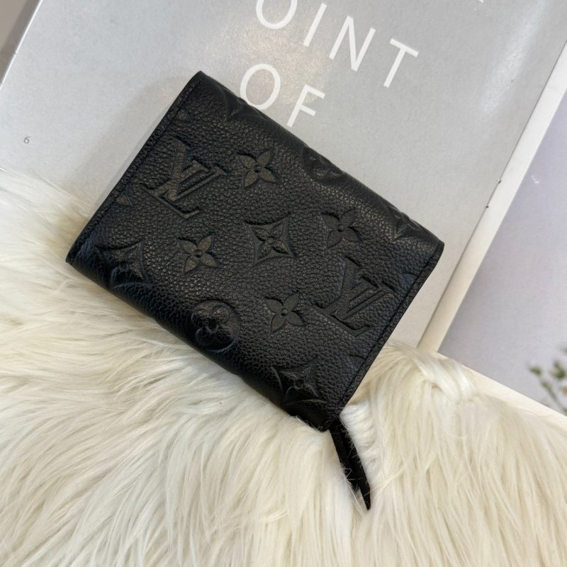 全新 LV Victorine 黑壓紋短夾-6