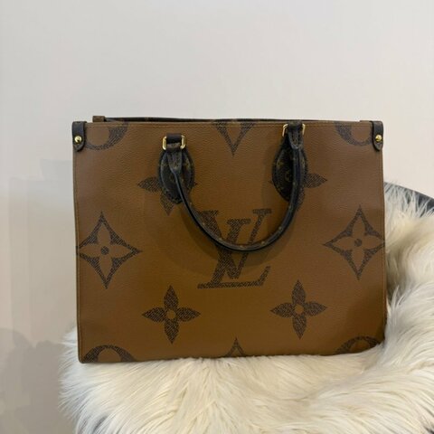 LV On The GO MM雙色老花