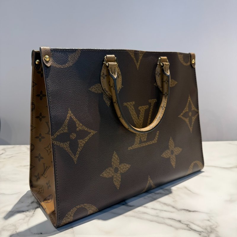 LV On The GO MM雙色老花-3