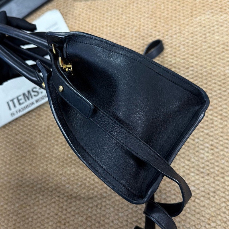 聖羅蘭/Saint laurent  YSL黑金全皮斜挎手提  🈚附件-4