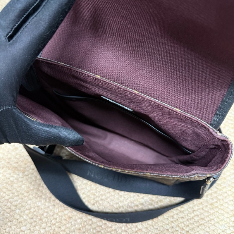 路易威登/Louis Vuitton  經典老花翻蓋郵差斜挎  男女適用 09年編碼-7