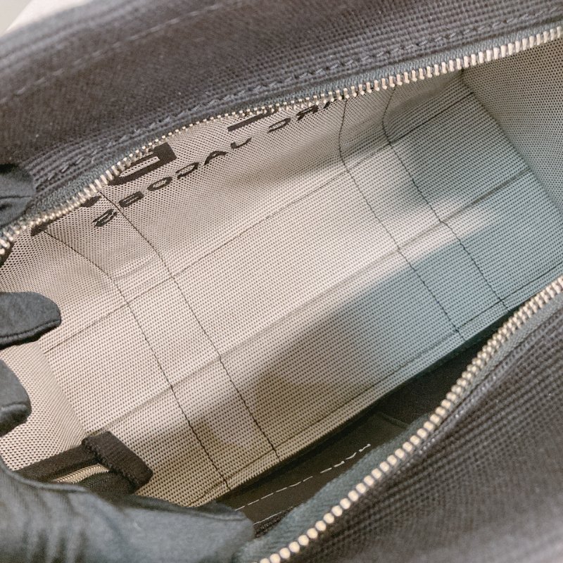 MS0671 Marc Jacobs 馬克 雅各布斯 三用 托特包 中號 帆布 黑色 銀扣 The Tote Bag Medium 30cm Canvas Black x PHW-14