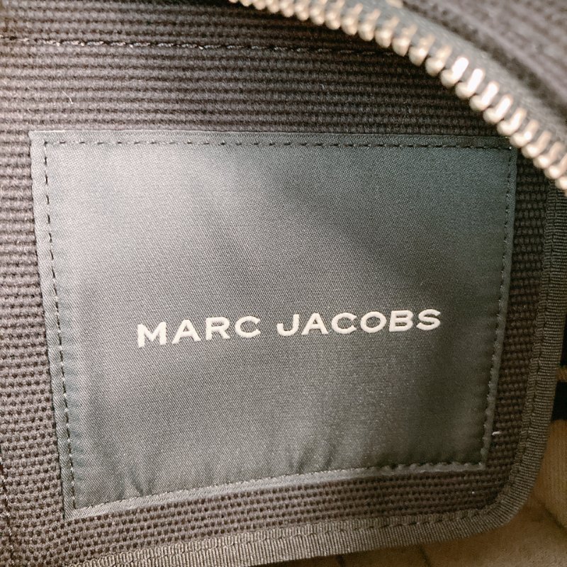 MS0671 Marc Jacobs 馬克 雅各布斯 三用 托特包 中號 帆布 黑色 銀扣 The Tote Bag Medium 30cm Canvas Black x PHW-18