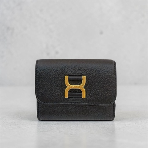 莉亞精品♡Chloe經典小牛皮三折短夾