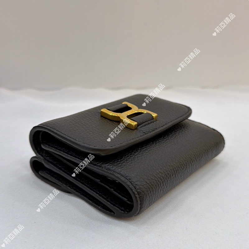 莉亞精品♡Chloe經典小牛皮三折短夾-6