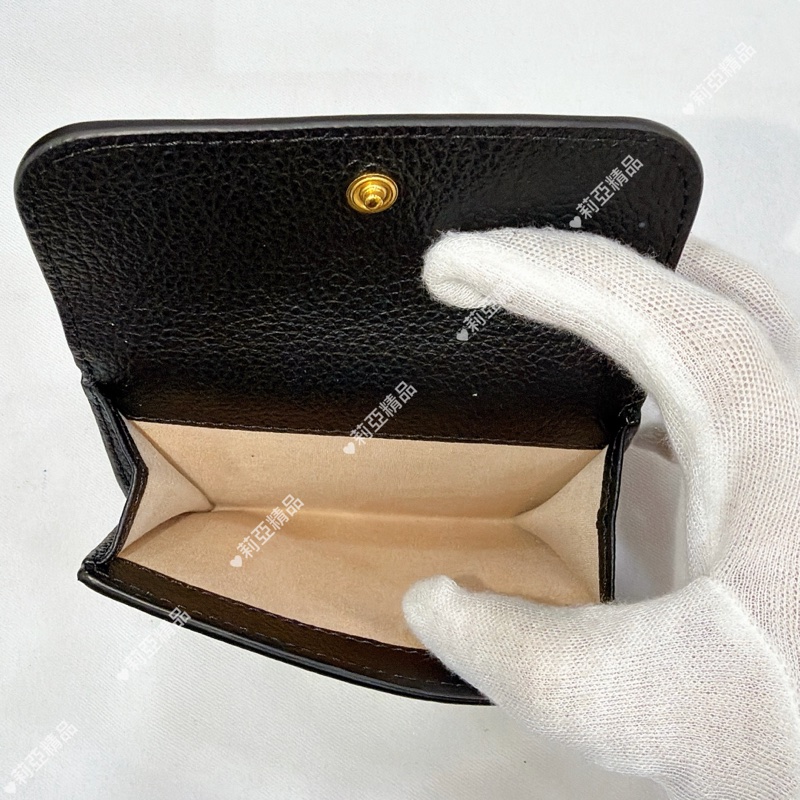 莉亞精品♡Chloe經典小牛皮三折短夾-9