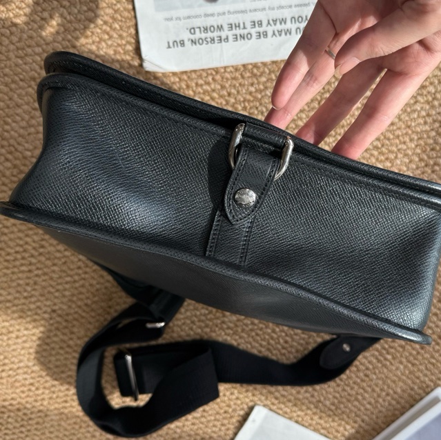 Louis Vuitton路易威登 男士全皮郵差斜挎 🈚附件-7