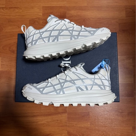 Dior迪奧B31藤格紋低幫運動鞋 男士休閒鞋 白色 40碼