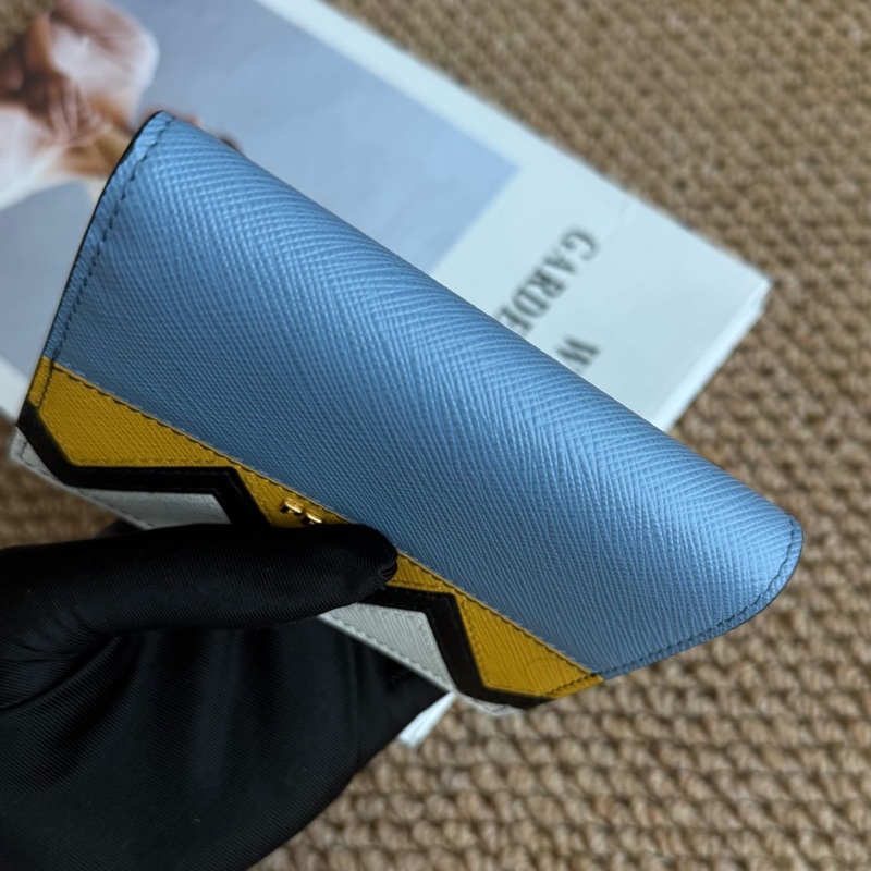 Prada 普拉達 限定拼皮錢包 🈚附件-3