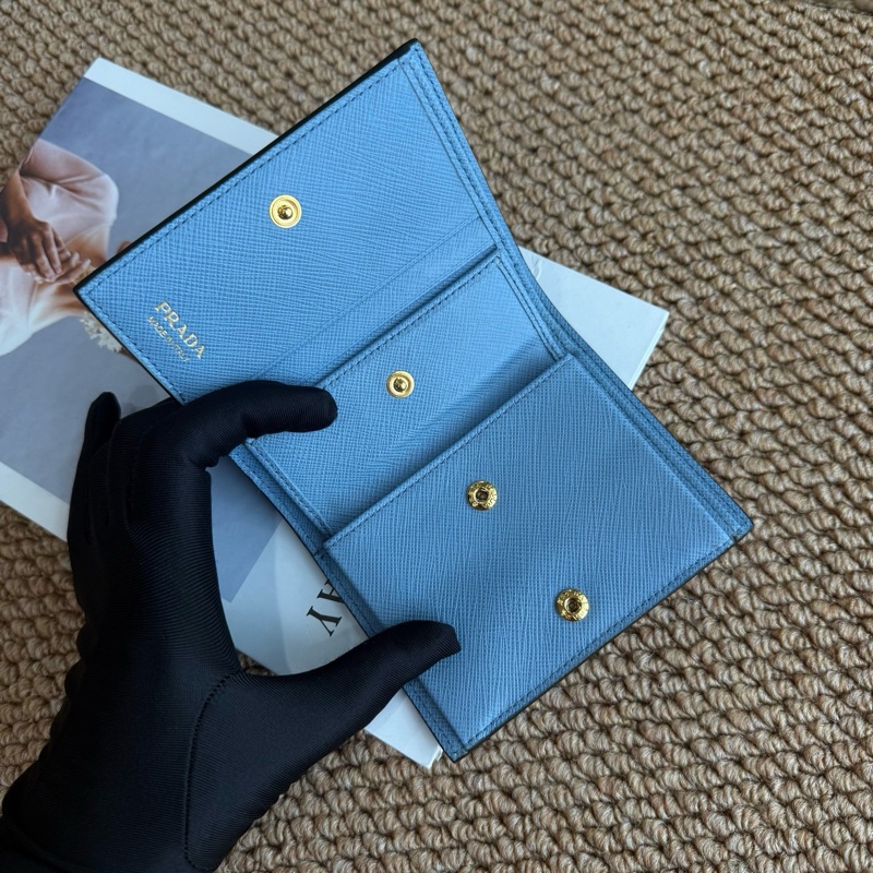 Prada 普拉達 限定拼皮錢包 🈚附件-6