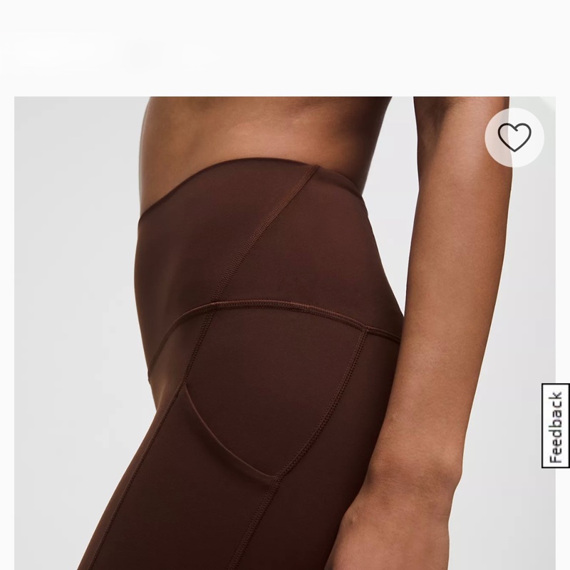 Lululemon Align™高腰七分褲 側有口袋23英寸（6號）-6
