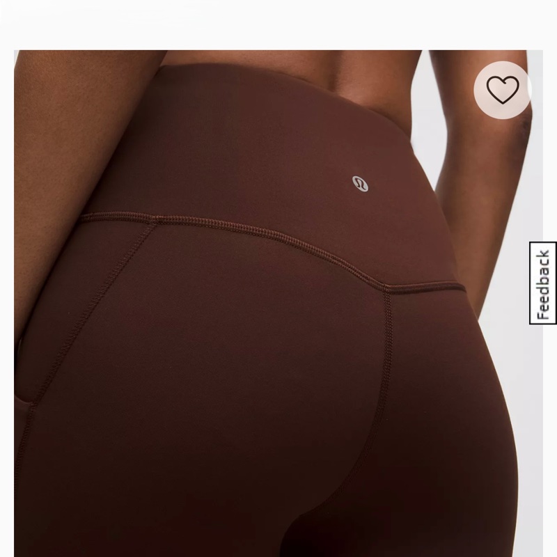 Lululemon Align™高腰七分褲 側有口袋23英寸（6號）-7