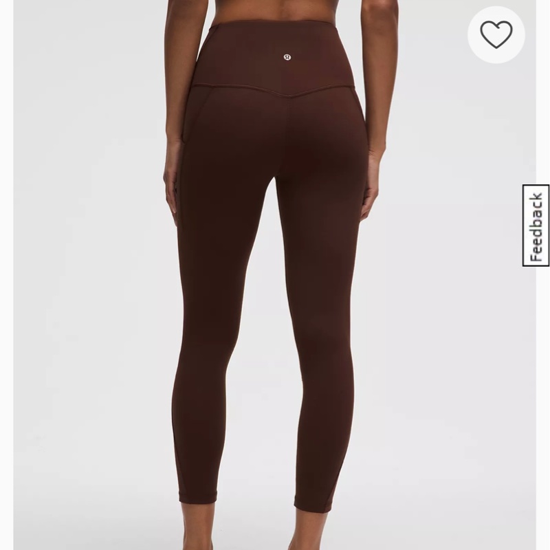 Lululemon Align™高腰七分褲 側有口袋23英寸（6號）-11