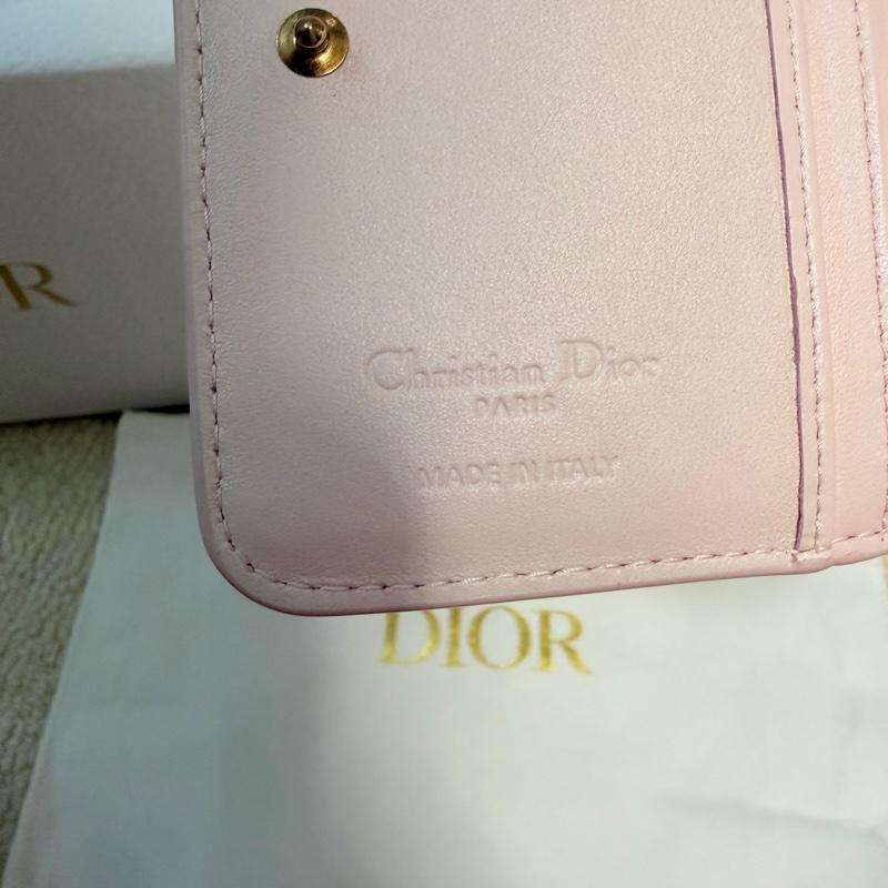 情人節限定款 Lady Dior Scarlet Wallet Pink-2