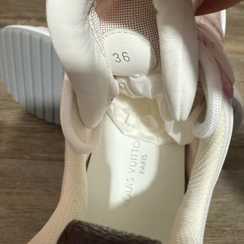 閒置新未使用LV路易威登 Archlight 運動鞋粉色白粉 36碼-5
