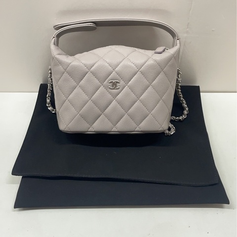 Chanel 香奈兒 紫粉色飯盒包 hobo