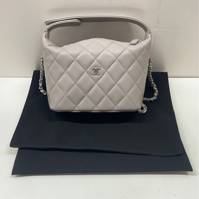 Chanel 香奈兒 紫粉色飯盒包 hobo-0