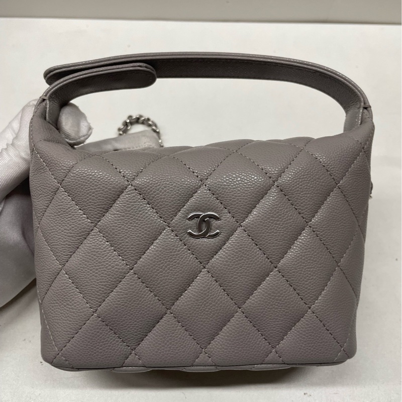 Chanel 香奈兒 紫粉色飯盒包 hobo-1