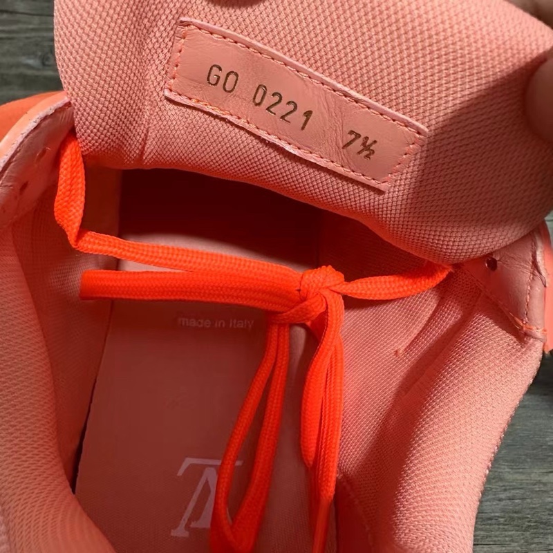 閒置新未使用 LV路易威登 trainer 橙色 滿印老花41.5碼-5