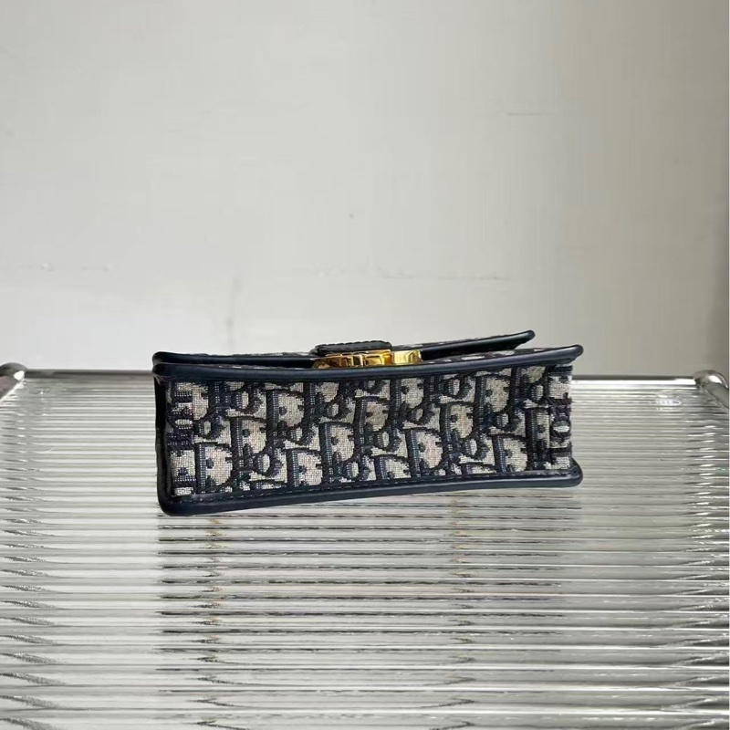 Dior/迪奧 Montaigne蒙田30小號 老花織物➕金色CD扣 鏈條肩帶， 尺寸：21.5*6*12cm-2