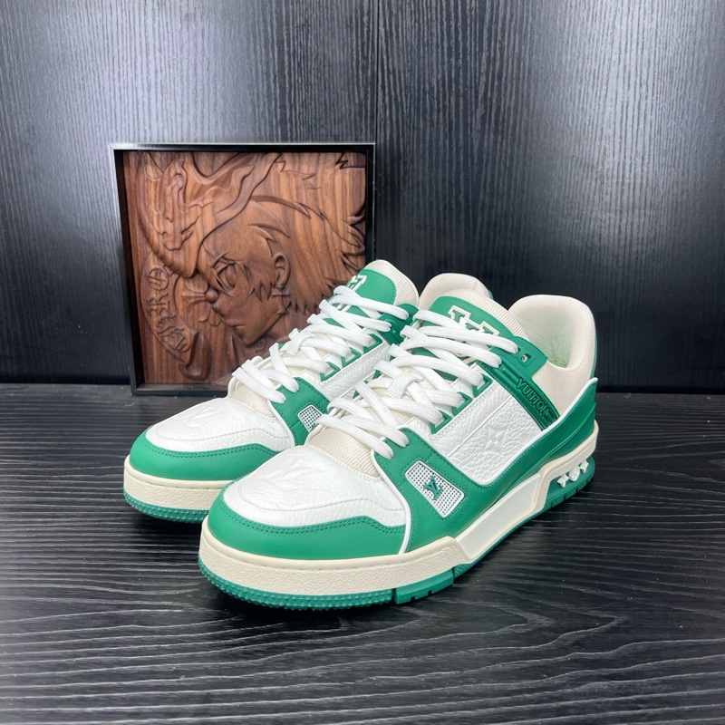 Louis Vuitton路易威登 trainer 白綠 41碼-0