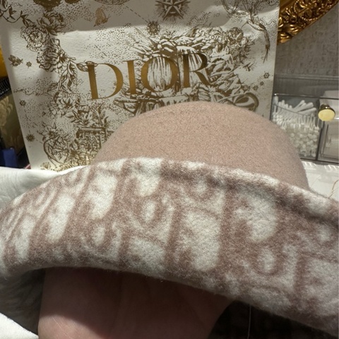 ✨ Dior 經典老花漁夫帽（全新未使用）