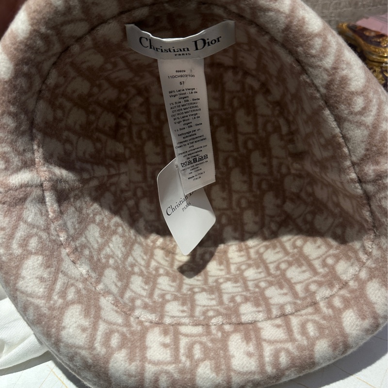 ✨ Dior 經典老花漁夫帽（全新未使用）-2