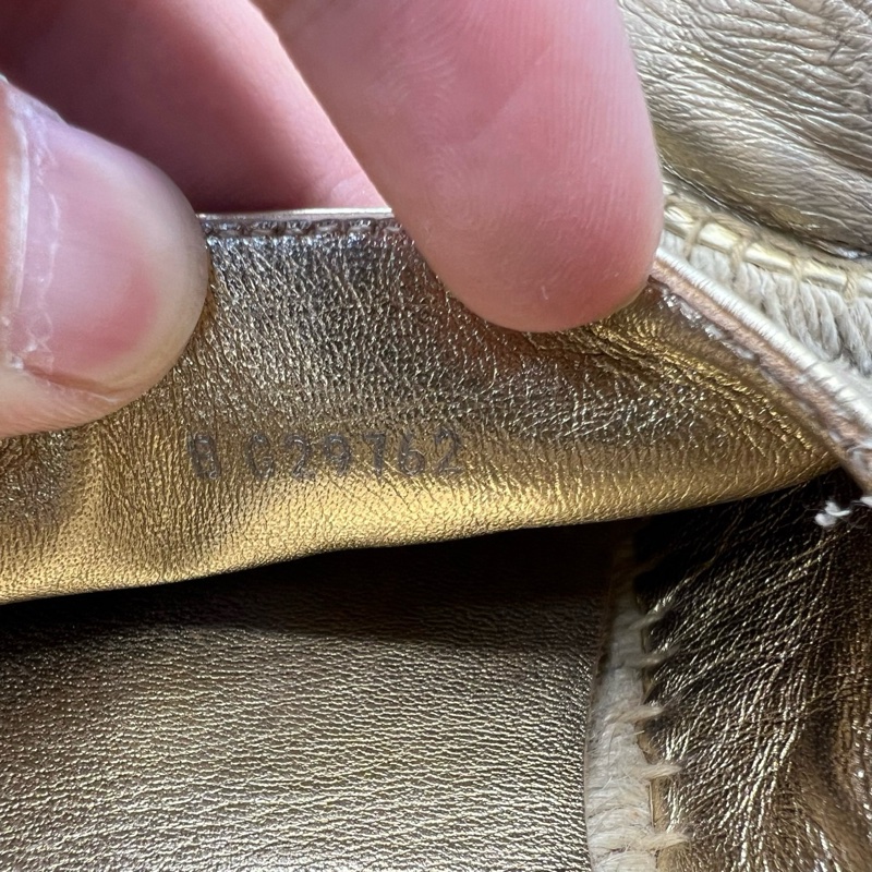 Chanel香奈兒經典雙C 漁夫鞋 黑金 38碼-7