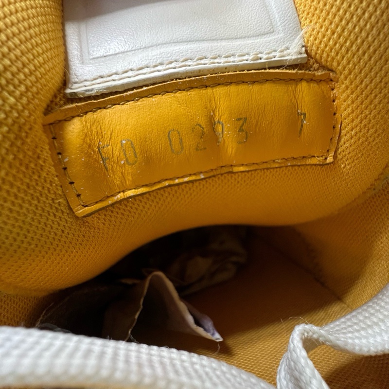 Louis Vuitton路易威登 trainer 白黃 41 碼-6