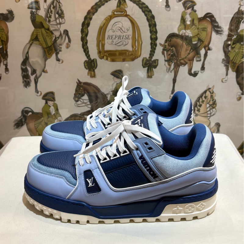 LV Trainer 漸變藍 胖丁 尺碼8.5/42.5碼  98新-5