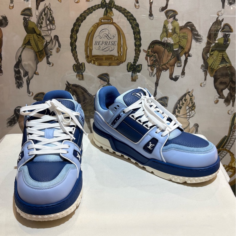LV Trainer 漸變藍 胖丁 尺碼8.5/42.5碼  98新-8