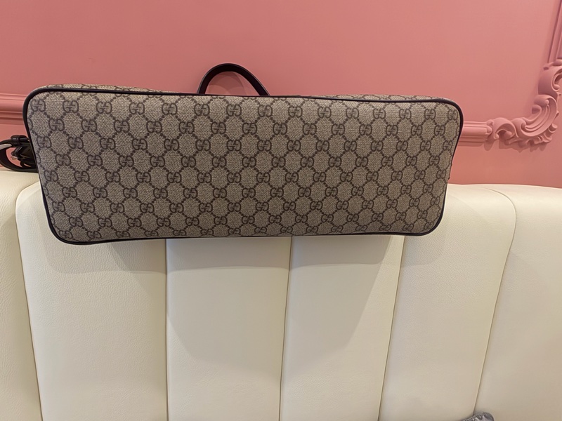 古馳Gucci Ophidia GG Supreme 經典紅綠織帶 中性電腦公事包/托特包-10