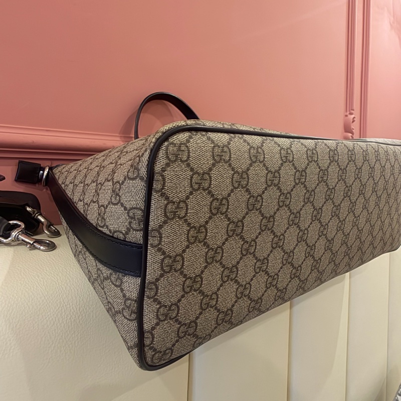 古馳Gucci Ophidia GG Supreme 經典紅綠織帶 中性電腦公事包/托特包-12