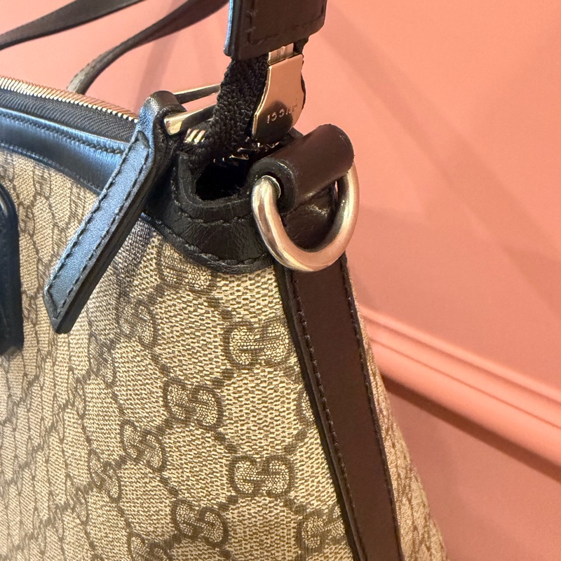 古馳Gucci Ophidia GG Supreme 經典紅綠織帶 中性電腦公事包/托特包-21