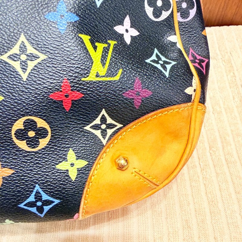 Louis Vuitton LV村上隆 黑彩 肩背包 南瓜包 斜跨包/母親節活動 送一條MJ寬版可調式背帶 可斜跨-25