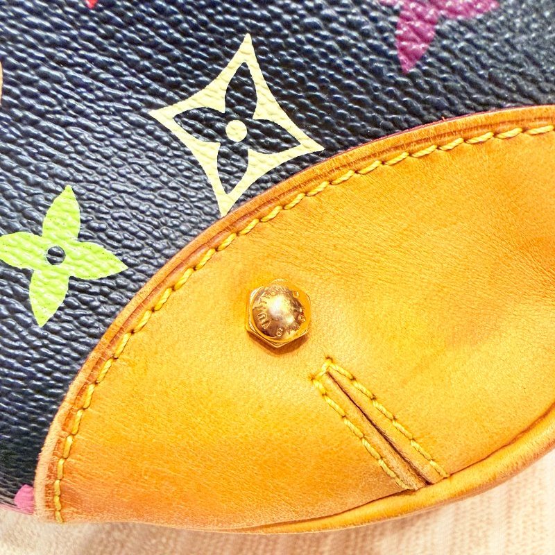 Louis Vuitton LV村上隆 黑彩 肩背包 南瓜包 斜跨包/母親節活動 送一條MJ寬版可調式背帶 可斜跨-28