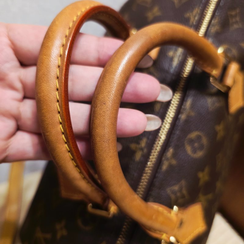 Louis Vuitton LV原花 Speedy30 明星人手一顆 /母親節活動 贈精美可調式斜背帶-24