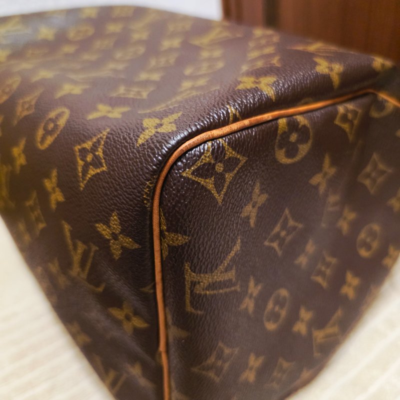 Louis Vuitton LV原花 Speedy30 明星人手一顆 /母親節活動 贈精美可調式斜背帶-30