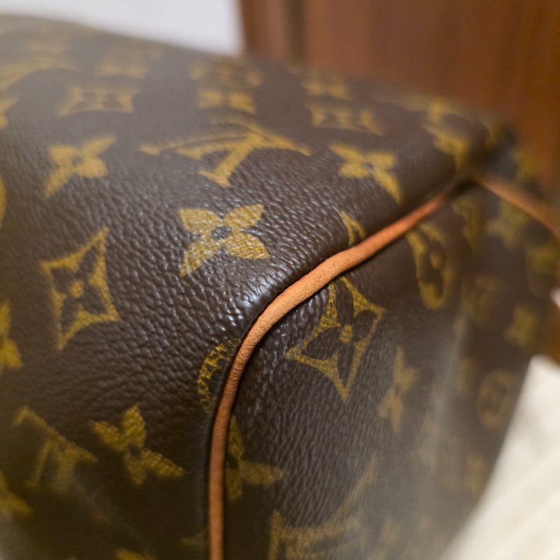 Louis Vuitton LV原花 Speedy30 明星人手一顆 /母親節活動 贈精美可調式斜背帶-37