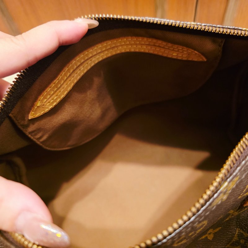 Louis Vuitton LV原花 Speedy30 明星人手一顆 /母親節活動 贈精美可調式斜背帶-41