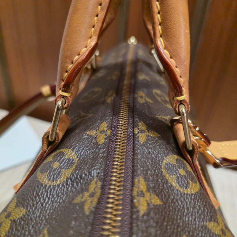 Louis Vuitton LV原花 Speedy30 明星人手一顆 /母親節活動 贈精美可調式斜背帶-62
