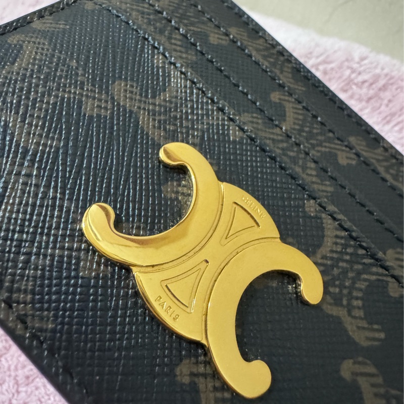 自售Celine 經典老花卡夾-17