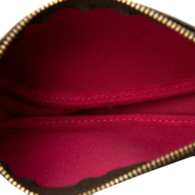 路易威登 Monogram Mini Pochette Accessoires Vivienne 鏈條包手拿包假日款 M69752 棕色皮革 女士 LOUIS VUITTON-3